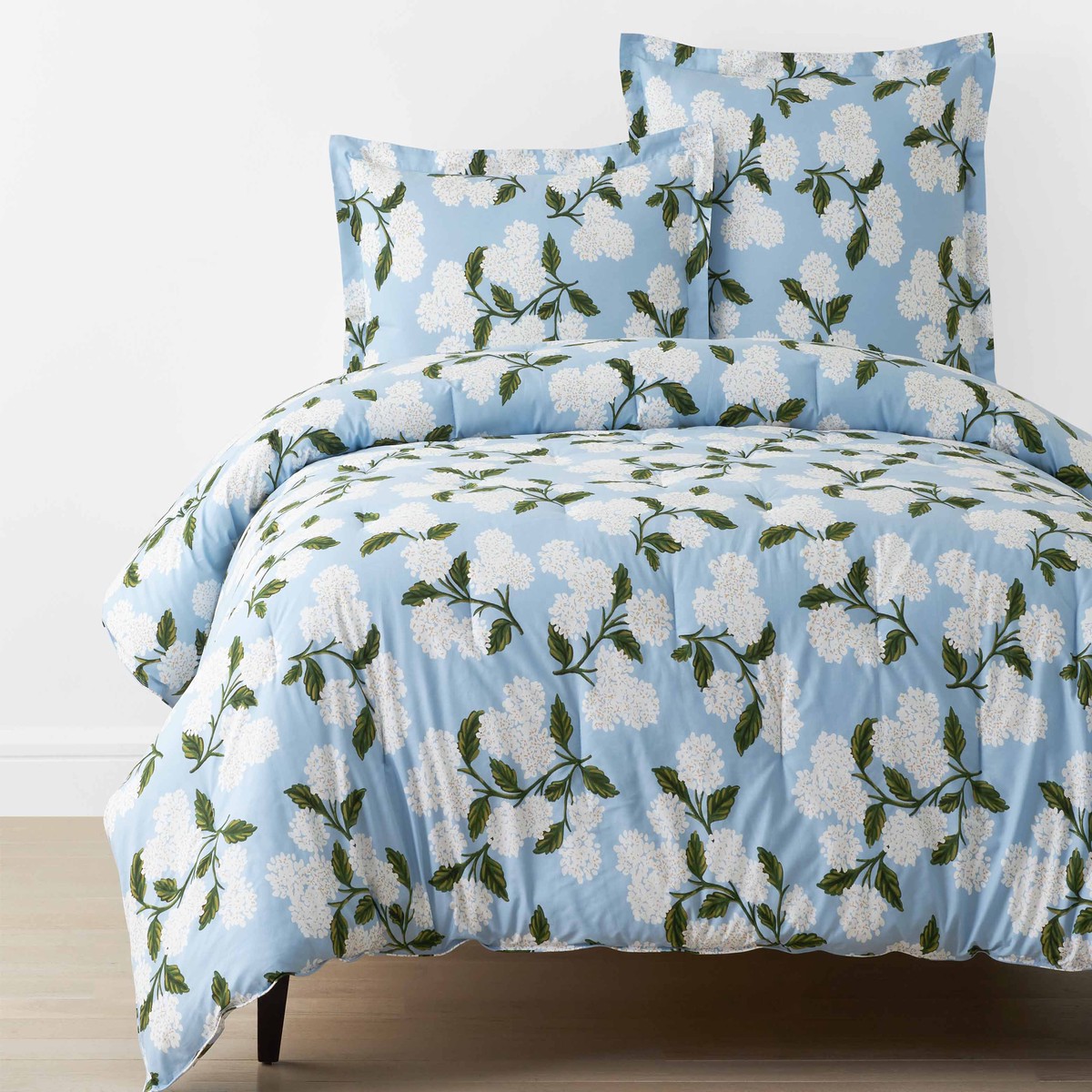 Percale Comforter - Hydrangea