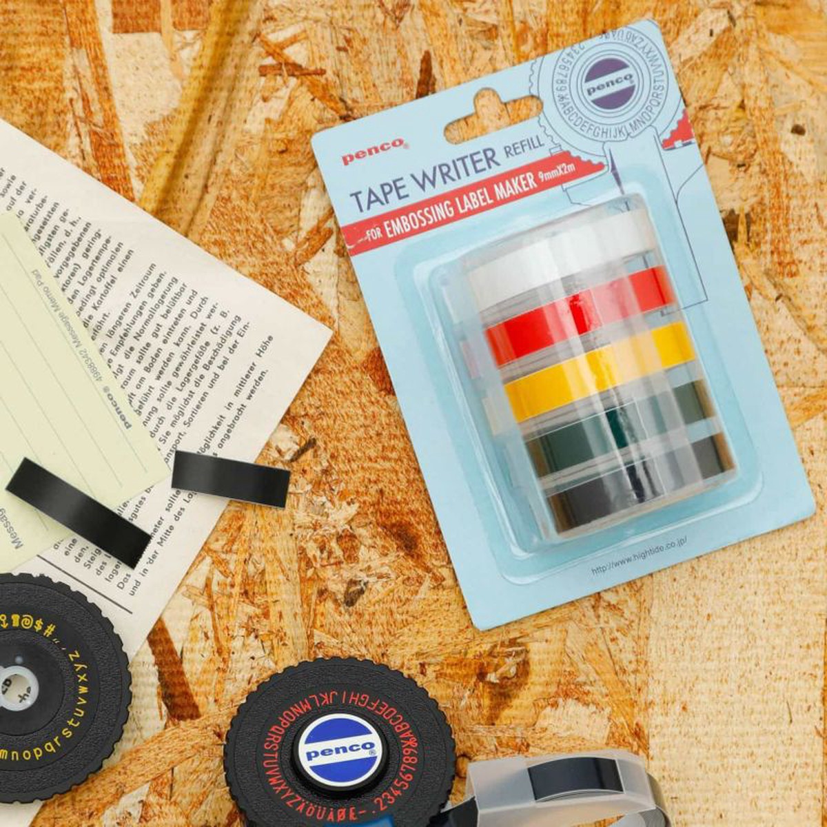 Hightide Embossing Label Maker Refill Pack