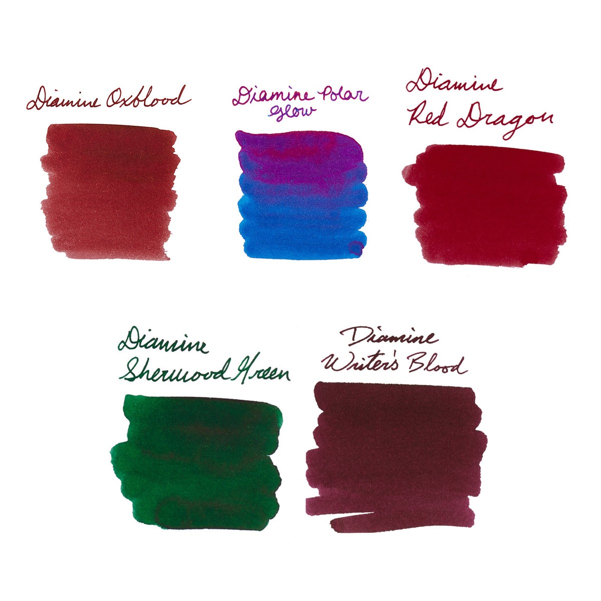 Diamine Best Sellers Ink Sample Bundle