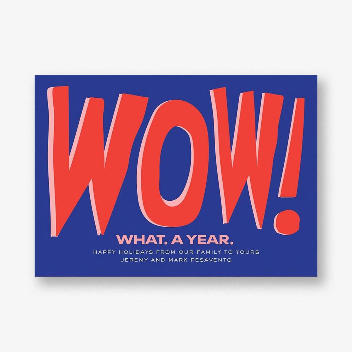 Understatement New Year Card