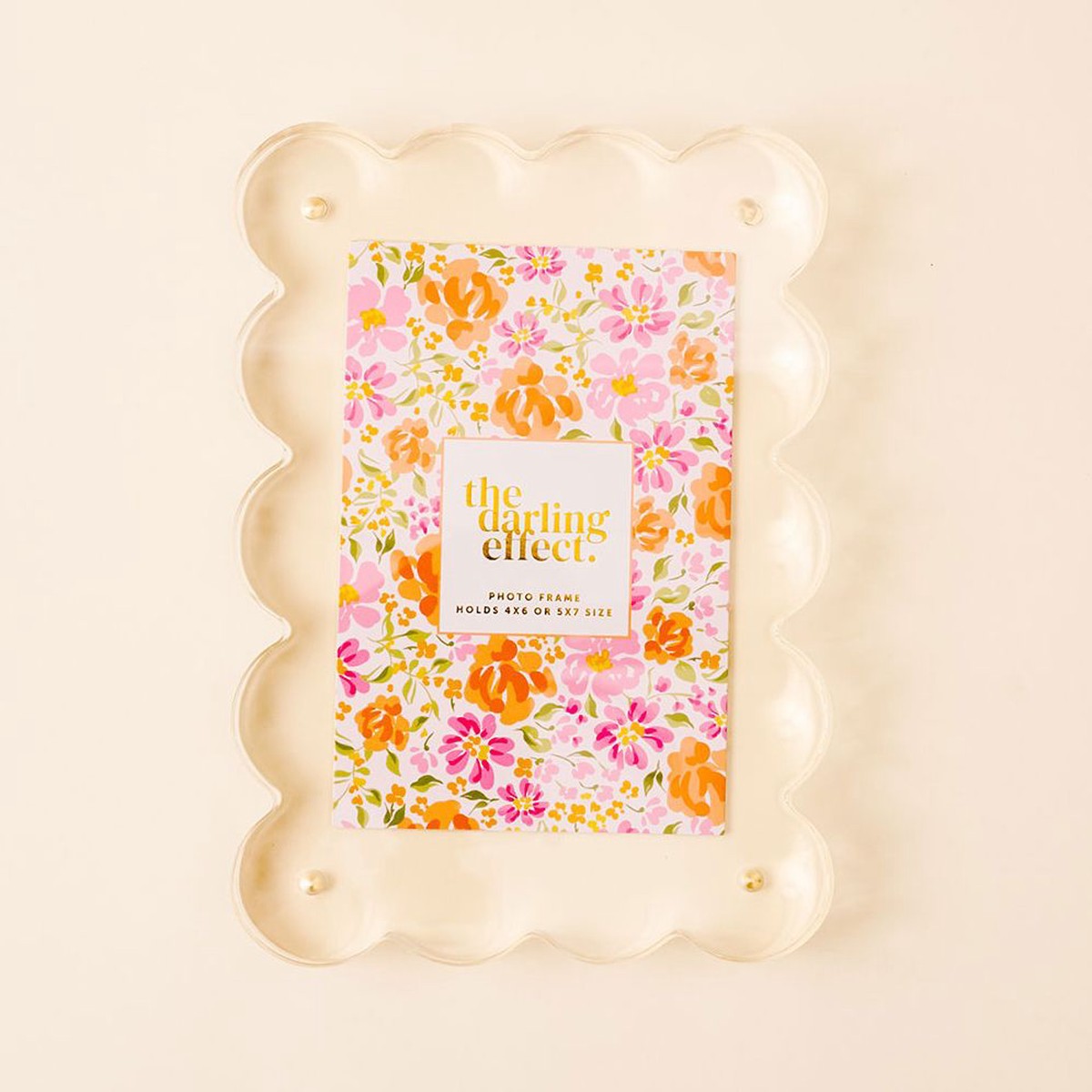 Clear Rectangle Scallop Frame