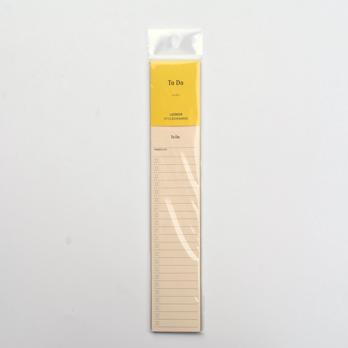 Laconic Style Bookmarker - To-Do List