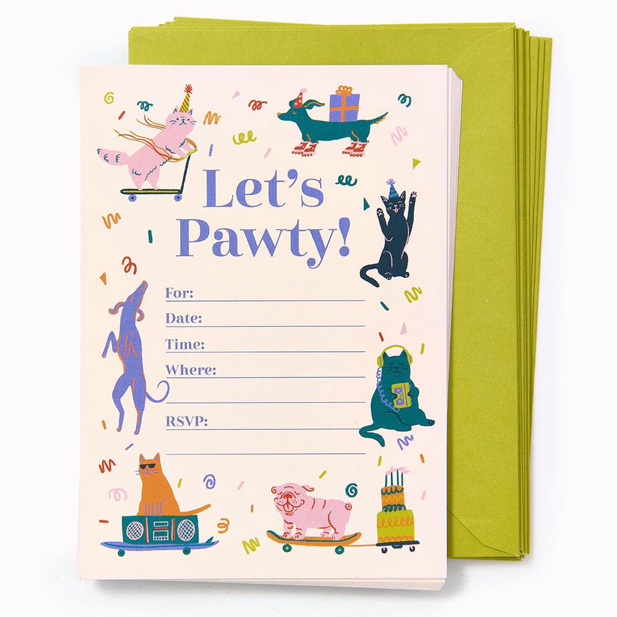 Party Animals Invitations
