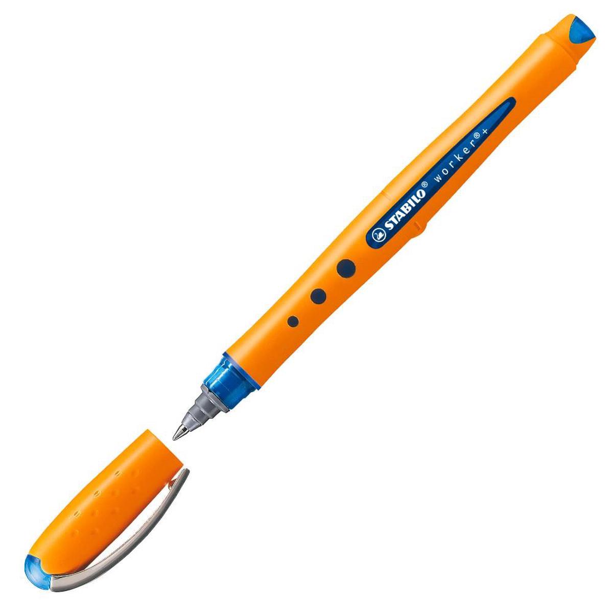 Stabilo Bionic Worker+ Rollerball Grip Pen - Blue