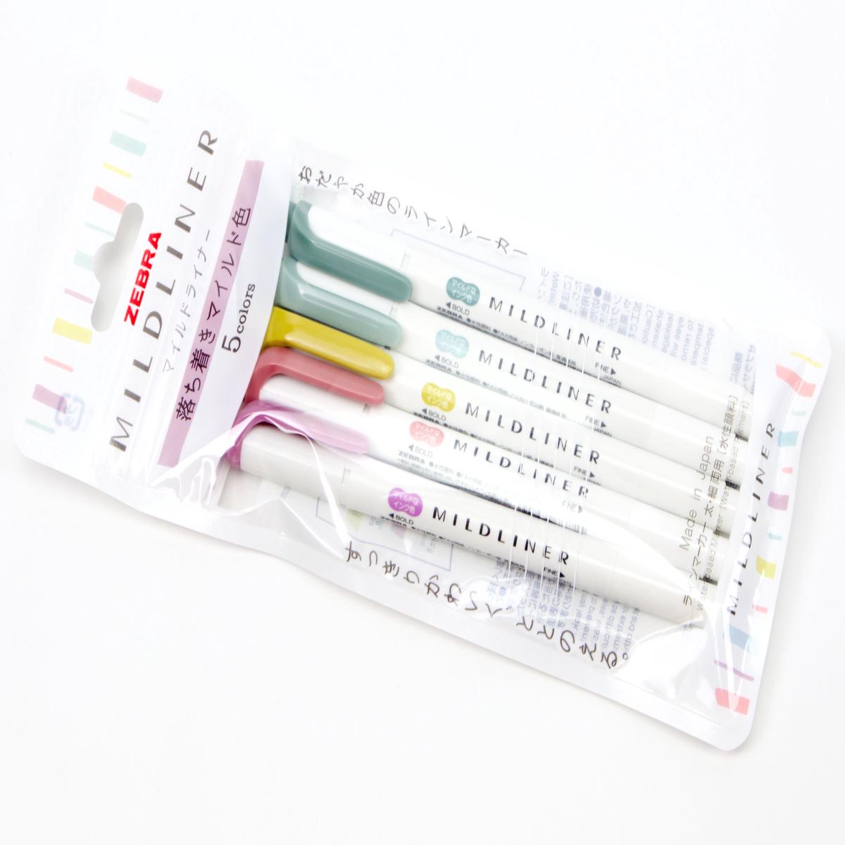 Zebra MildLiner 5-pack