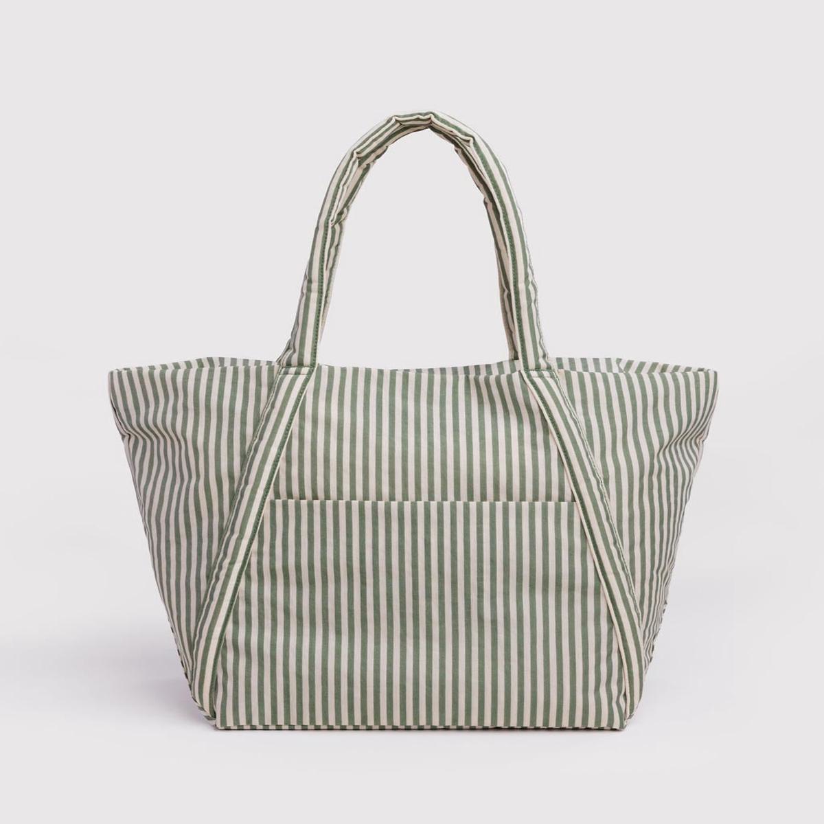 Cloud Bag - Sage Stripe