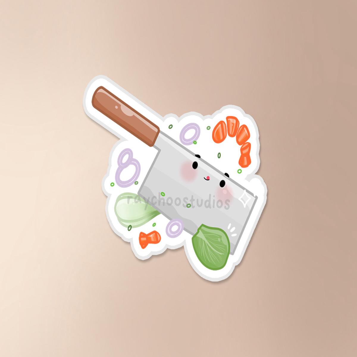 Cleaver Vinyl Sticker