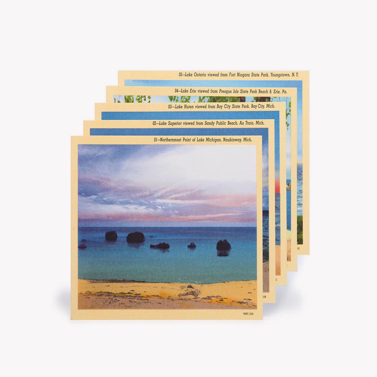 FIELD NOTES Great Lakes Postcards Set