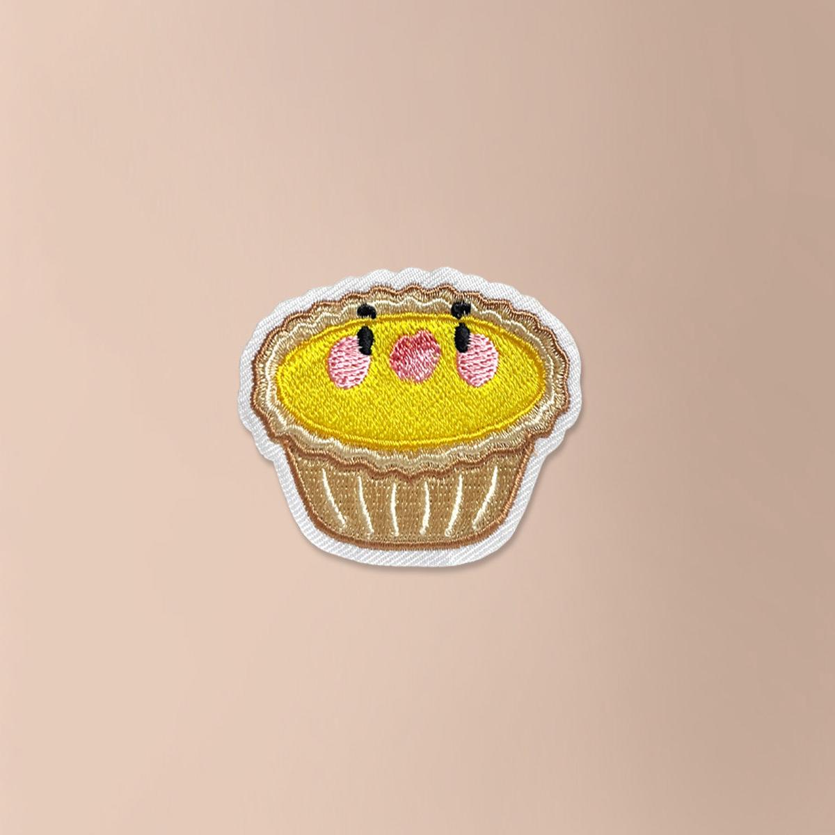 Plain Egg Part Embroidery Patch