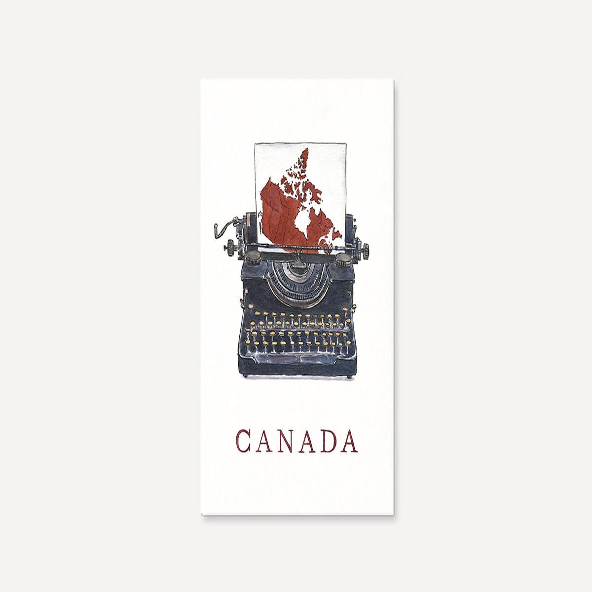GOTAMAGO Postcard - Canada Typewriter