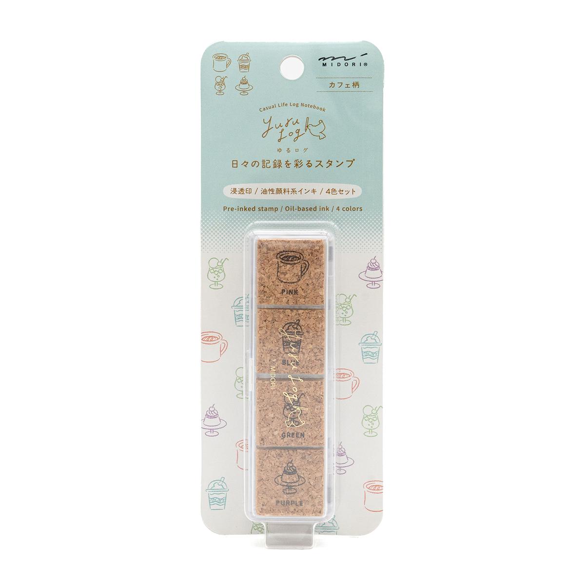 Midori Yurulog Stamp - Cafe